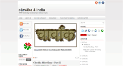 Desktop Screenshot of carvaka4india.com